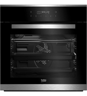 Beko bim25402x built-in oven with animated display and sensor buttons, 12 heat types, pizzapro, simplesteam, cleanzone, non-stick baking tray, a+ [energy class a+]