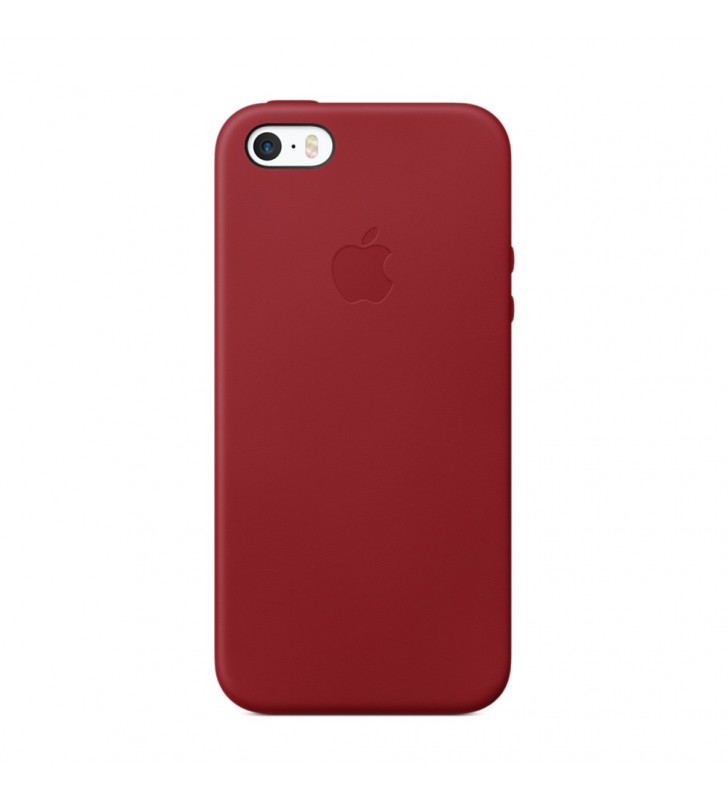 Apple leather case for iphone se - (product)red