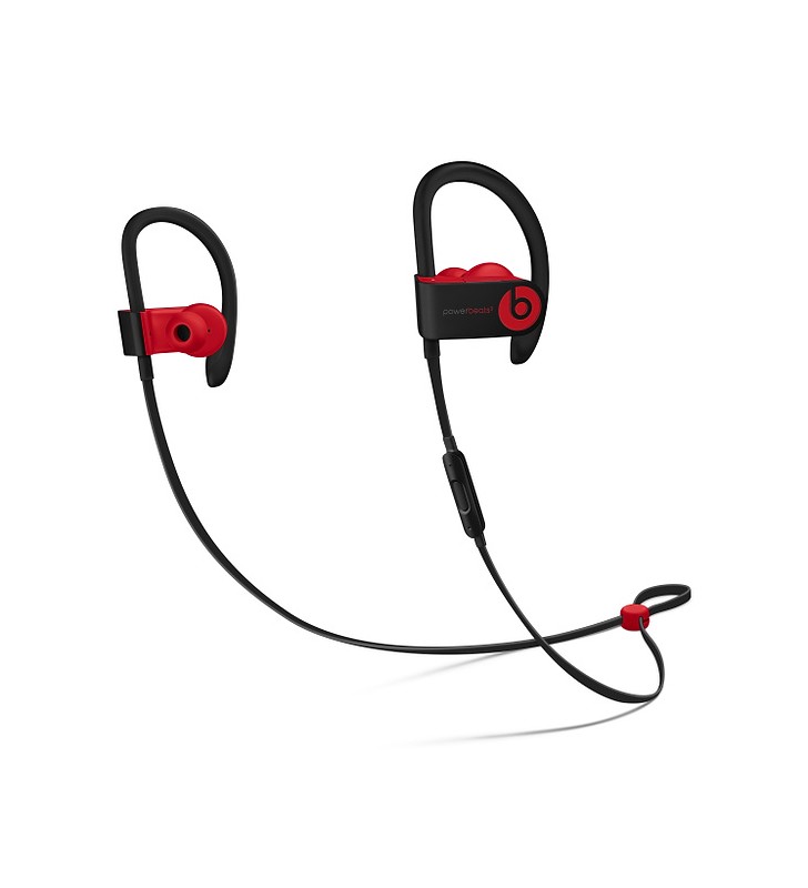 Beats powerbeats3 wireless earphones - the beats decade collection - defiant black-red