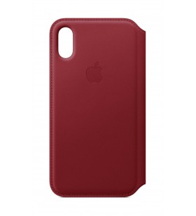 Iphone xs leather folio/(product)red