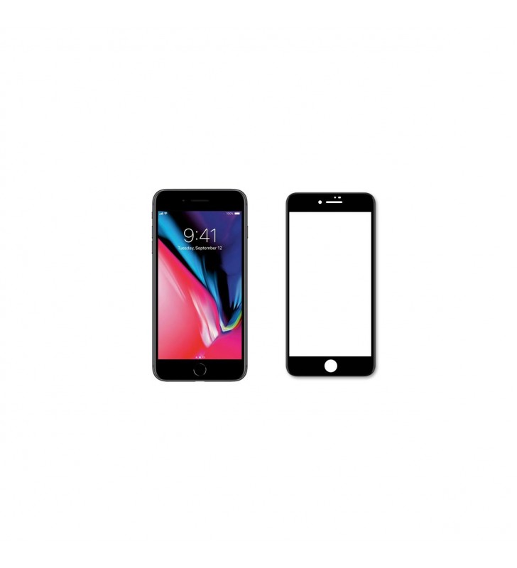 Folie de protectie din sticla 3d pentru iphone 7/8 plus, alb