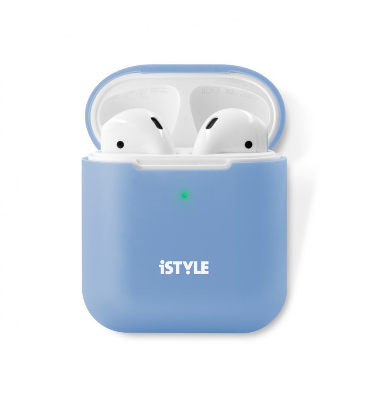 Istyle silicone cover airpods 2nd gen - blue