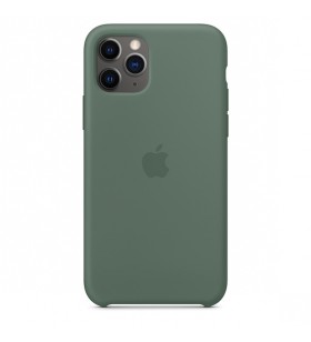 Husa de protectie apple pentru iphone 11 pro, silicon, pine green