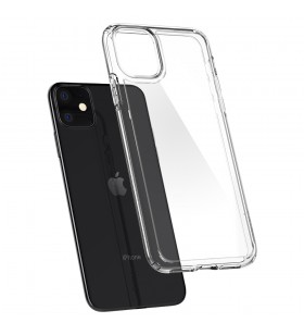 Husa de protectie spigen crystal hybrid pentru iphone 11, transparent