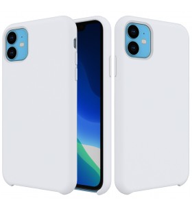 Husa de protectie next one pentru iphone 11, silicon, alb