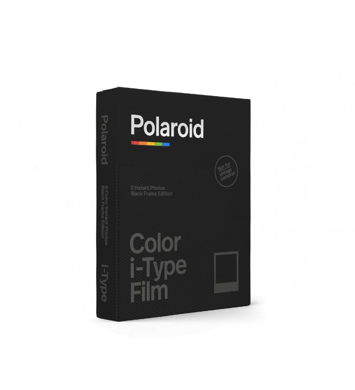 Set 8 coli de film color cu rama neagra pentru polaroid i-type