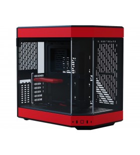 HYTE Y60 CS-HYTE-Y60-BR Red/Black ABS / Steel / Tempered Glass ATX Mid Tower Computer Case