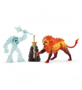Schleich eldrador battle for the superweapon – frost monster vs. fire lion