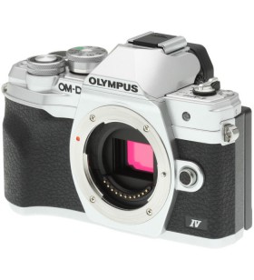 Aparat foto mirrorless olympus e-m10 mark iv silver + obiectiv m.zuiko digital ed 14-42mm silver
