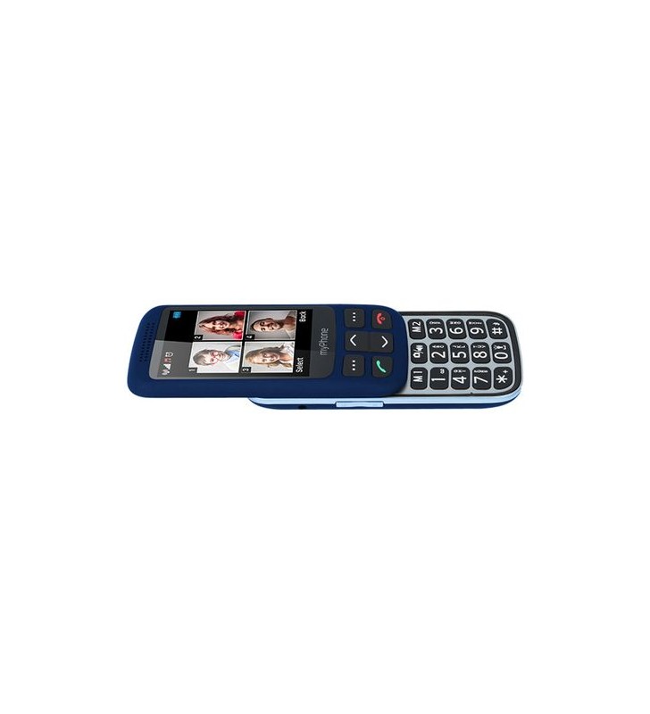 Halo s+ ss blue 3g/2.8"/2mp/1000mah - senior extendible phone
