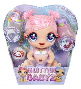 Glitter babyz doll series 2- dreamia stardust (pink/rainbow)