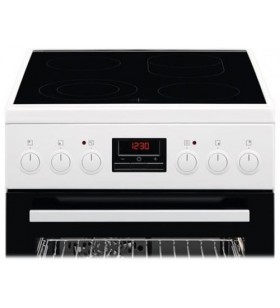 Aeg ccb54483bw stove, 57 l, 50 cm wide, organic cooking, crockery trolley, white (943005433)