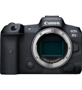 Canon eos r5 milc aparat foto mirrorless cu obiectiv interschimbabil 45 mp cmos 8192 x 5464 pixel negru