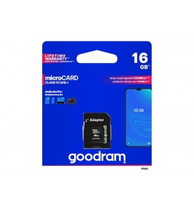 Goodram m1aa-0160r12 goodram memory card micro sdhc 16gb class 10 uhs-i + adapter