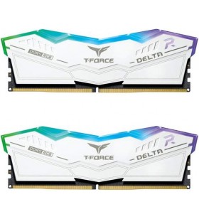 Teamgroup t-force delta rgb white dimm kit 32gb, ddr5-5600, cl36-36-36-76, on-die ecc