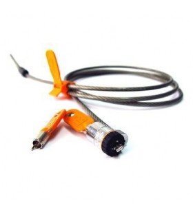 Dell 461-10054 cabluri cu sistem de blocare portocală, argint