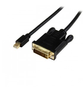 Startech.com mdp2dvimm6bs adaptor pentru cabluri video 1,9 m mini displayport dvi-d negru
