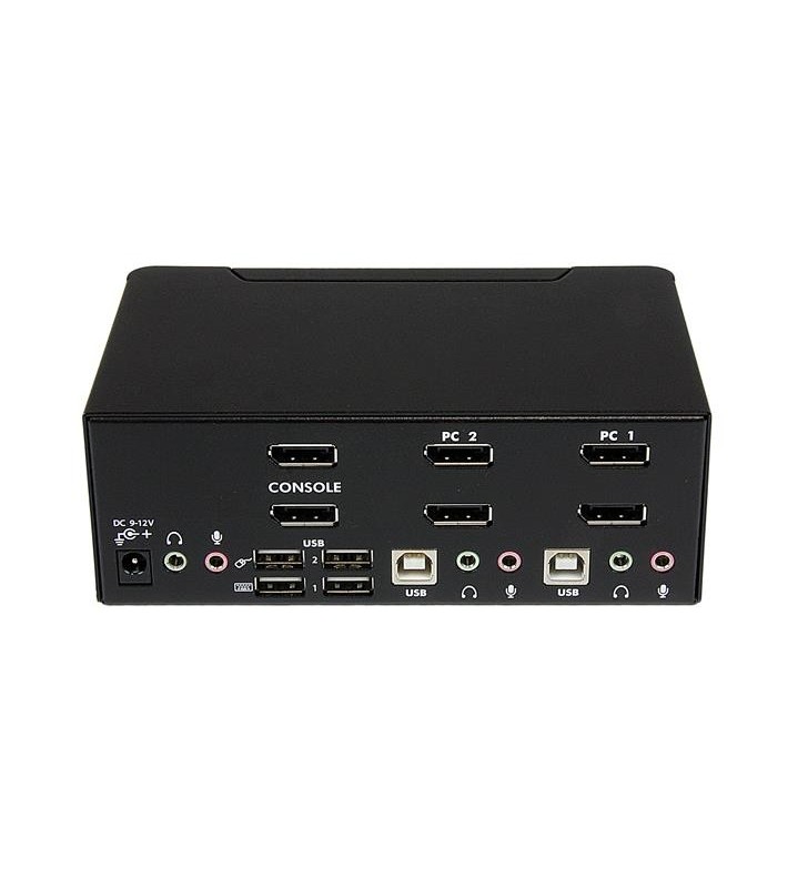 Startech.com sv231dpddua switch-uri pentru tastatură, mouse și monitor (kvm) negru