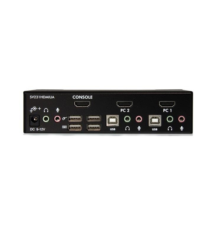 Startech.com sv231hdmiua switch-uri pentru tastatură, mouse și monitor (kvm) negru