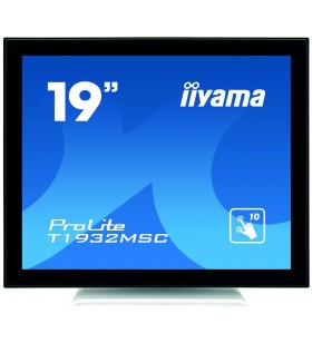 Iiyama prolite t1932msc-w5ag monitoare cu ecran tactil 48,3 cm (19") 1280 x 1024 pixel negru, alb multi-touch multi-utilizatori