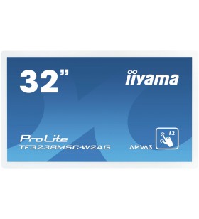 Iiyama prolite tf3238msc-w2ag 80 cm (31.5") led full hd ecran tactil ecran plat interactiv alb