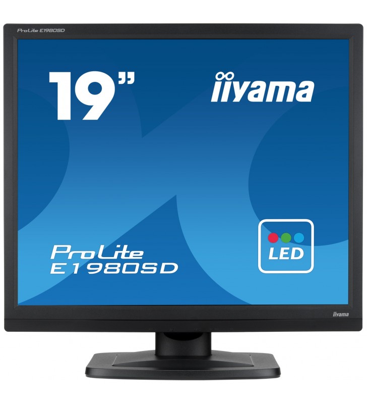Iiyama prolite e1980sd 48,3 cm (19") 1280 x 1024 pixel sxga led negru