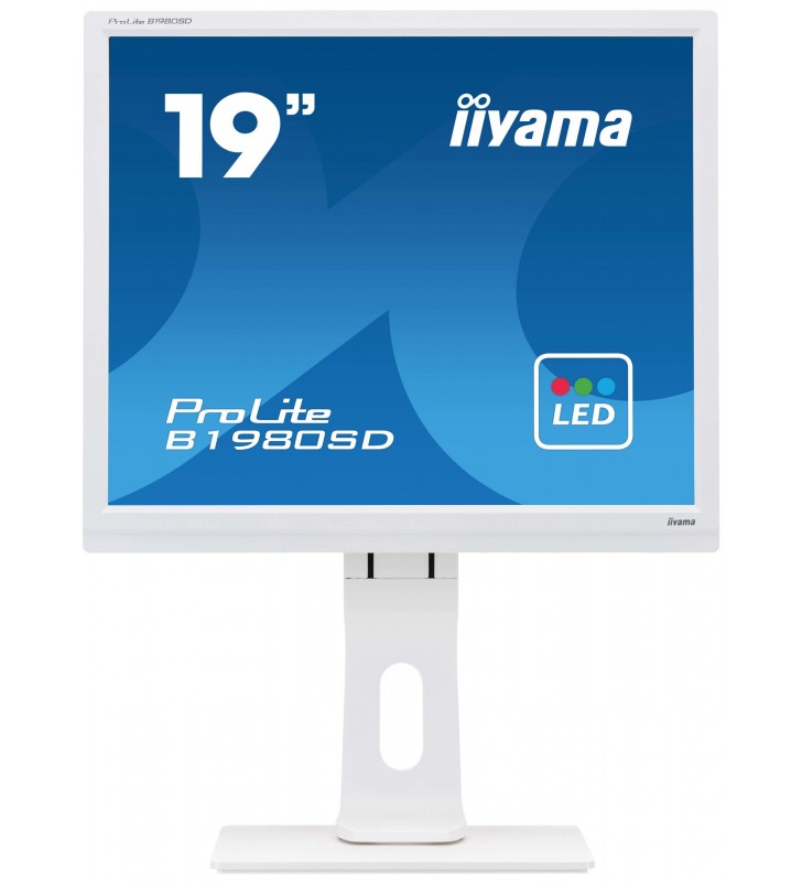 Iiyama prolite b1980sd-w1 led display 48,3 cm (19") 1280 x 1024 pixel alb