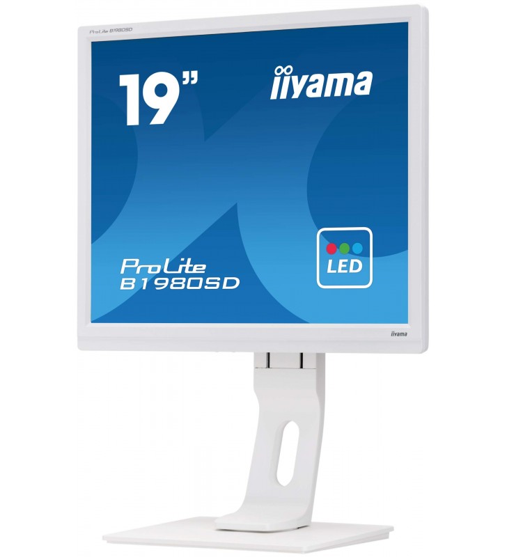 Iiyama prolite b1980sd-w1 led display 48,3 cm (19") 1280 x 1024 pixel alb