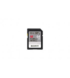 Sony sf64m memorii flash 64 giga bites sdhc clasa 10 uhs-ii