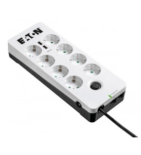 Eaton pb8tud dispozitive de protecție la supratensiuni 8 ieșire(i) ac 220 - 250 v negru, alb 1,5 m