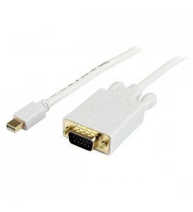 Startech.com mdp2vgamm6w adaptor pentru cabluri video 1,83 m mini displayport vga (d-sub) alb