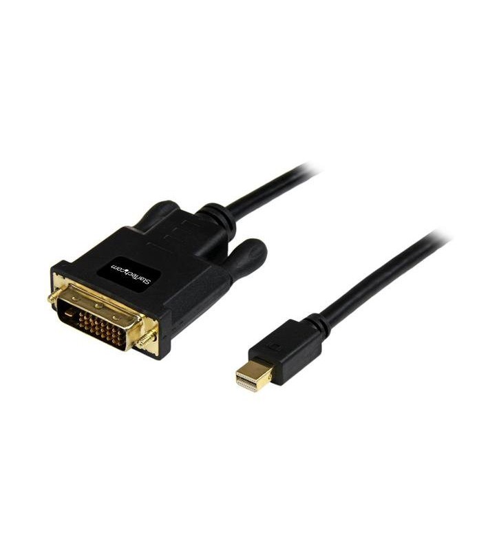 Startech.com mdp2dvimm6b adaptor pentru cabluri video 1,8 m mini displayport dvi-d negru
