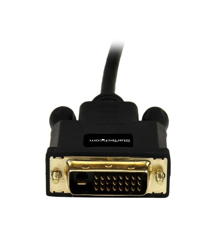 Startech.com mdp2dvimm6b adaptor pentru cabluri video 1,8 m mini displayport dvi-d negru