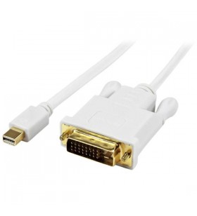 Startech.com mdp2dvimm6ws adaptor pentru cabluri video 1,8 m mini displayport dvi-d alb