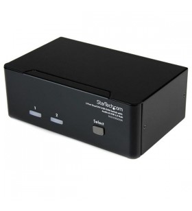 Startech.com sv231dd2dua switch-uri pentru tastatură, mouse și monitor (kvm) negru