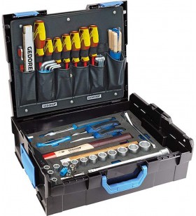 Gedore l-boxx 136 craftsman assortment, 58 piece tool set