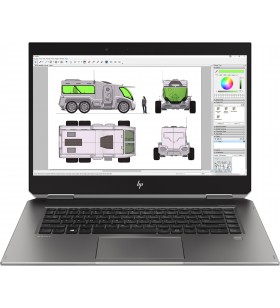Hp zbook studio x360 g5 stație de lucru mobilă gri 39,6 cm (15.6") 3840 x 2160 pixel ecran tactil intel® core™ i7 generația a