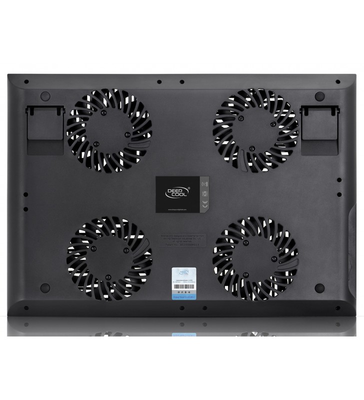 Deepcool multi core x8 suporturi de răcire pentru calculatoarele portabile 43,2 cm (17") 1300 rpm negru