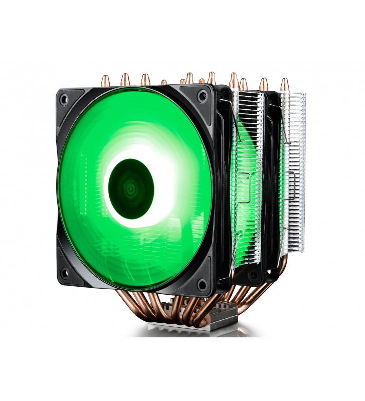 Deepcool neptwin rgb procesor ventilator 12 cm negru, argint 1 buc.