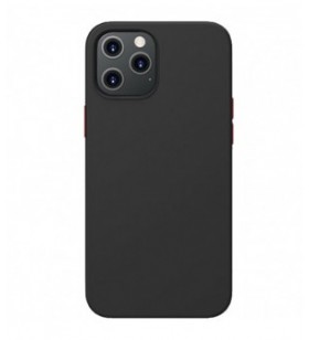 Husa capac spate color series negru apple iphone 12, iphone 12 pro