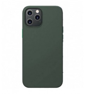 Husa capac spate color series verde apple iphone 12, iphone 12 pro
