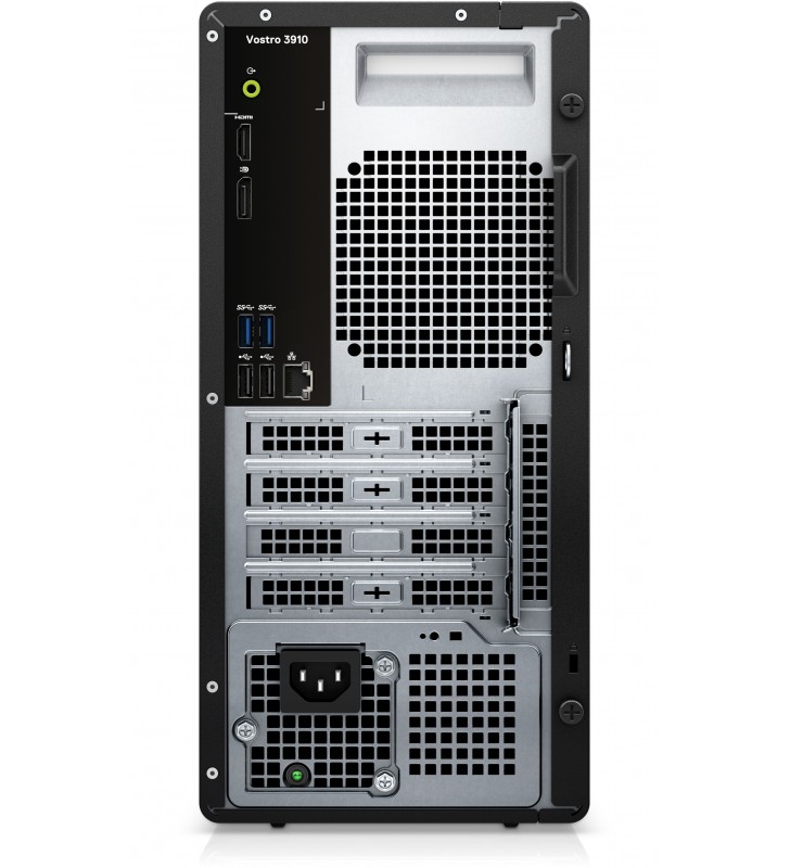 Dell vostro 3910 i5-12400 midi tower intel® core™ i5 8 giga bites ddr4-sdram 512 giga bites ssd windows 11 pro pc-ul negru