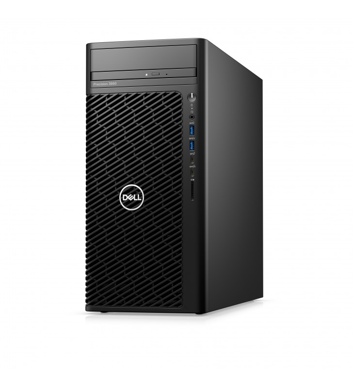 Dell precision 3660 i7-12700 tower intel® core™ i7 16 giga bites ddr5-sdram 512 giga bites ssd windows 11 pro stație de lucru