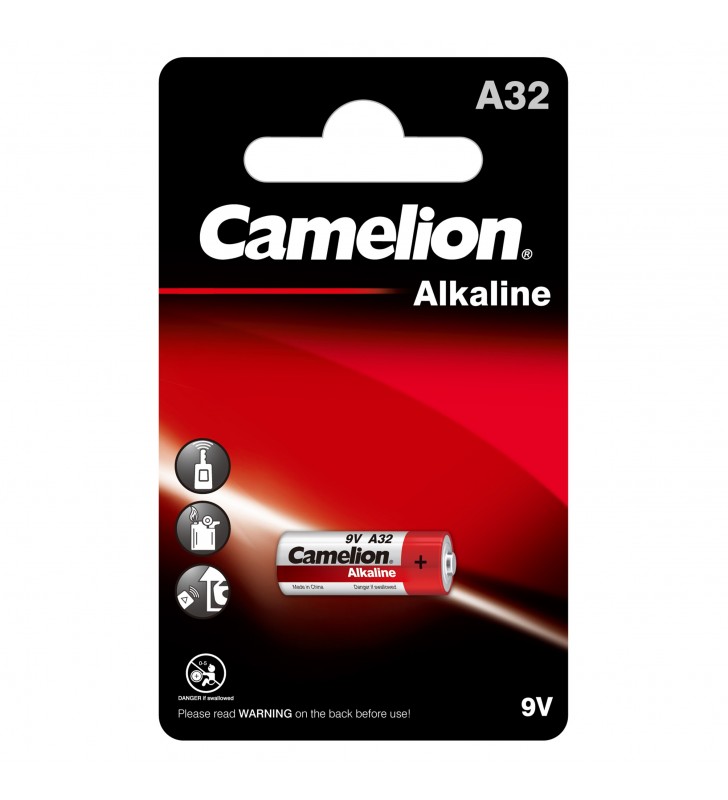 Camelion germania baterie alcalina 29a / a32 9v diametru 7,7mm x h 21,4mm b1 (20/900)