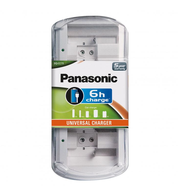 Panasonic incarcator universal easyline in 6h oprire de siguranta bq-cc15e/1b