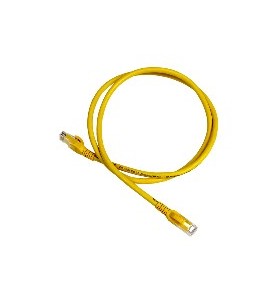 Apc dc6pcurj01ylm cabluri de rețea 1 m cat6 u/utp (utp) galben