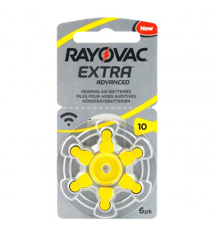 Ray-o-vac baterie zinc-aer za10 extra advanced 1,45v made in england (60/300)