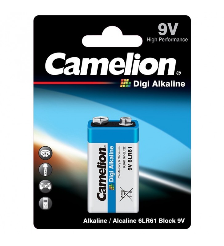 Camelion germania baterie digi alcalina 9v 6lf22 b1 - pm1