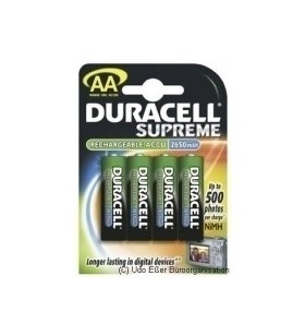 Duracell hr6 aa 4-pack baterie reîncărcabilă hibrid nichel-metal (nimh)