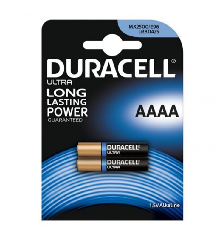 Duracell baterie alcalina 1,5v aaaa lr61 speciala mx2500 diametru 8,3mm x h40mm b2